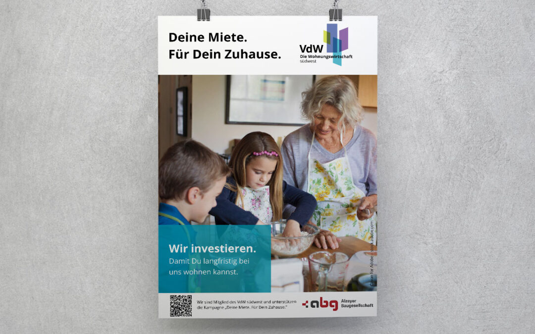 VdW-Kampagne: Sicher wohnen – langfristig zuhause bleiben