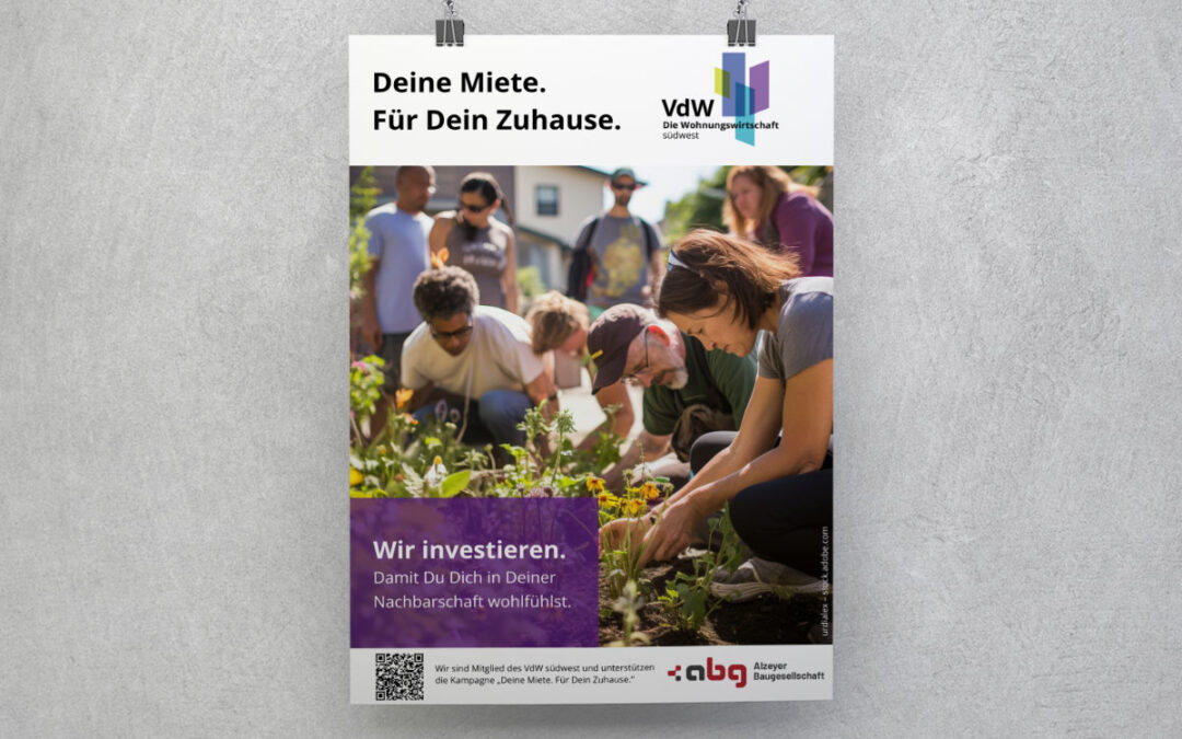 Starke Nachbarschaften als Thema in neuem Kampagnenmotiv